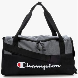 Champion Grey & Black Prologue Duffel Bag ~ NWT